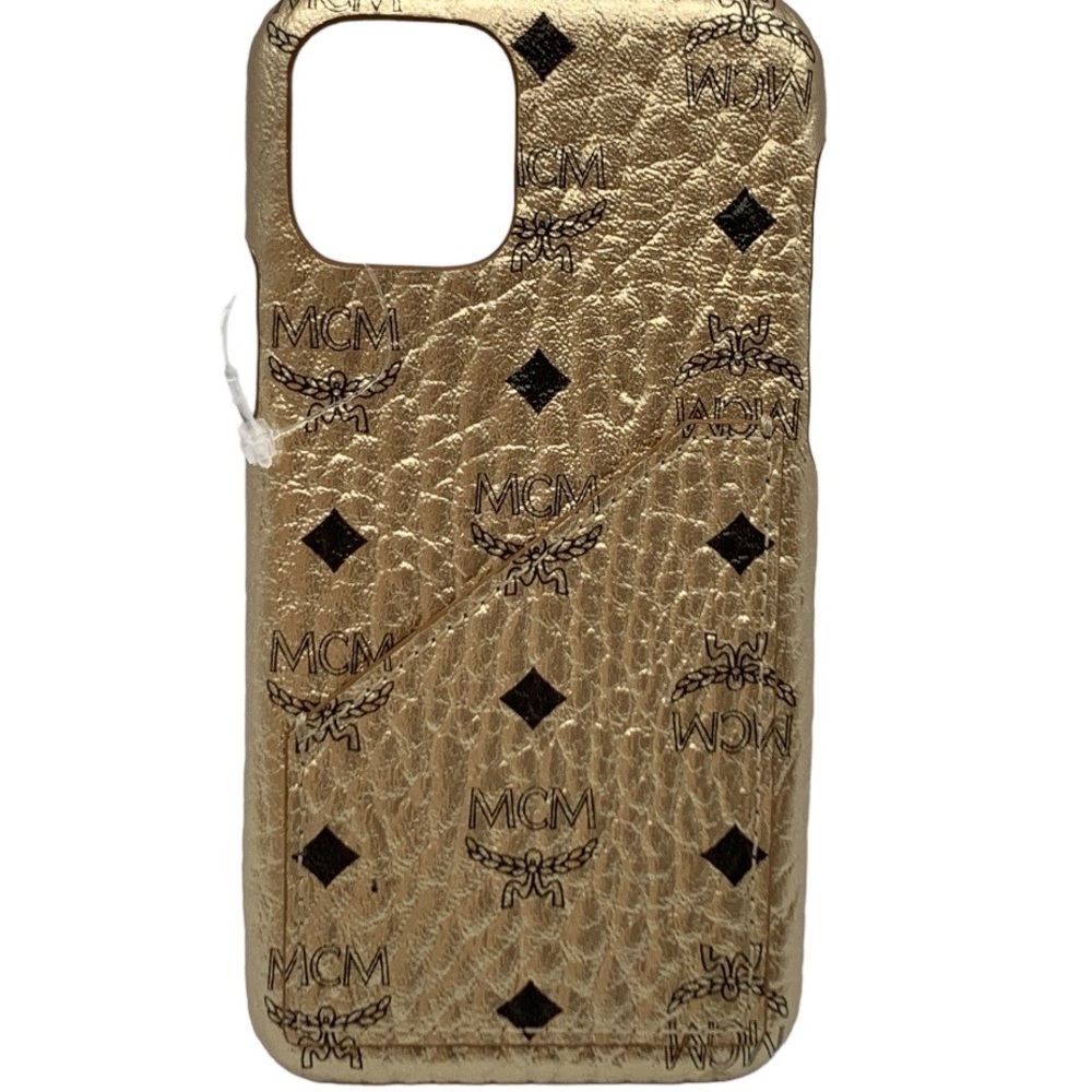 MCM iPhone 11 Pro Case Visetos Original in Berlin Gold